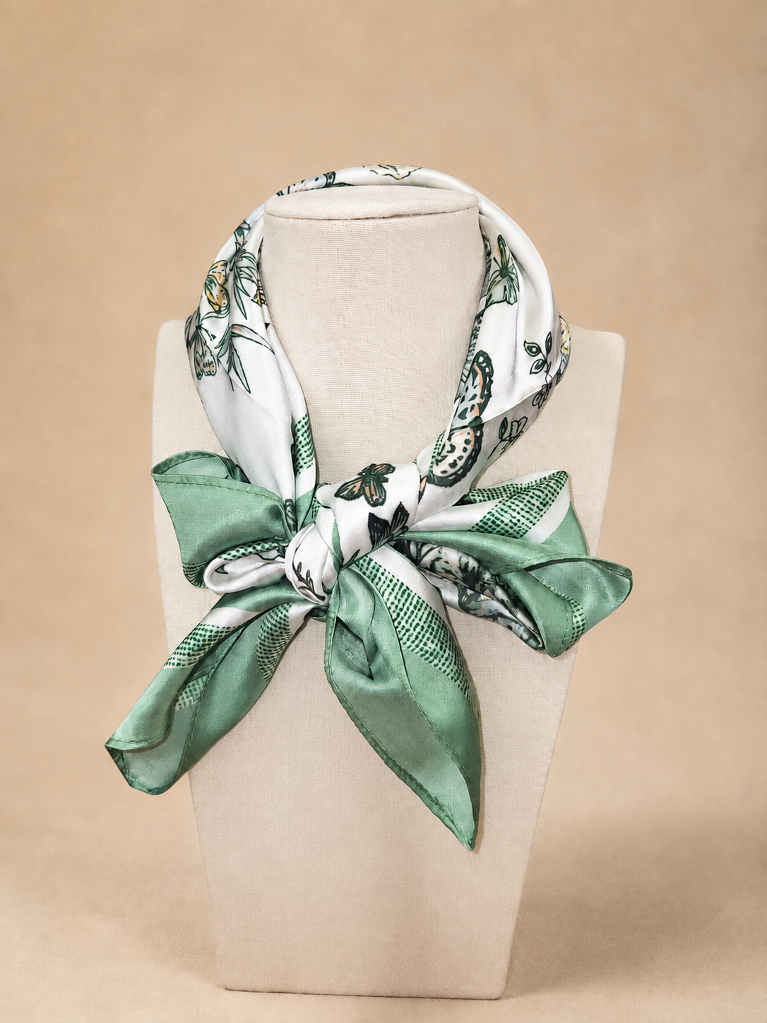 Pañuelo mariposa verde